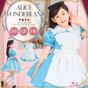 【5%OFFクーポン 9/11 1:59まで】Anna Mu JAPAN アリス プリンセス コスプレ コスチューム 女の子 キッズ ジュニア 子供用 半袖 ドレス お姫様 可愛い ペア おそろい イベント パーティー メイド メイド服 定番 女児 10