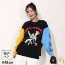 【7/11 1:59まで 5%OFFクーポン】BABYDOLL 親子お揃い ディズニー トイ・ストーリー キャラクタートレーナー 0224A トップス