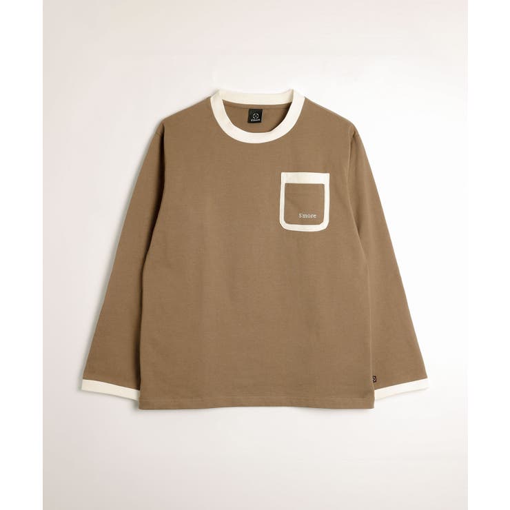 【10％OFFクーポン！3/26(木)1:59まで】aimoha men 【smore】Double pocket L/S shirts トップス