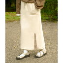 【マラソン期間中 5%OFFクーポン】aimoha 【smore】Brushed lining sweat skirt brw【AW】 スカート