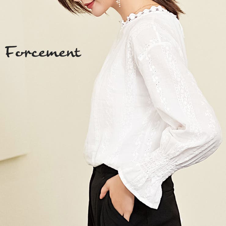 Sleeveless - 【10％OFFクーポン！5/16(土)1:59まで】maison de LATIR レディースシャツ ゆったりシャツ テレワーク 長袖 シャツ ブラウス シンプル 大人女子 上品 きれいめ 落ち感 通勤 オフィス レース 韓国ファッション 春 セクシー