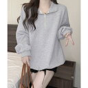 SUNSHINE CLOSET スウェットシャツ ハーフジップトレーナー トップス