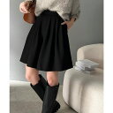 Classical Elf トレンドライクな美シルエット。ボリュームフロントタックキュロットパンツ パンツ・ズボン