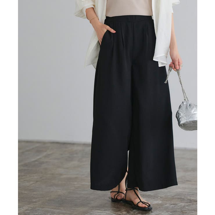 ビンテージ リネンタックパンツ リネンスラックス riri リネン