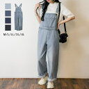 【5/15限定 15%OFFクーポン】atONE 大人カジュアルデニムサロペット ワンピース・ドレス
