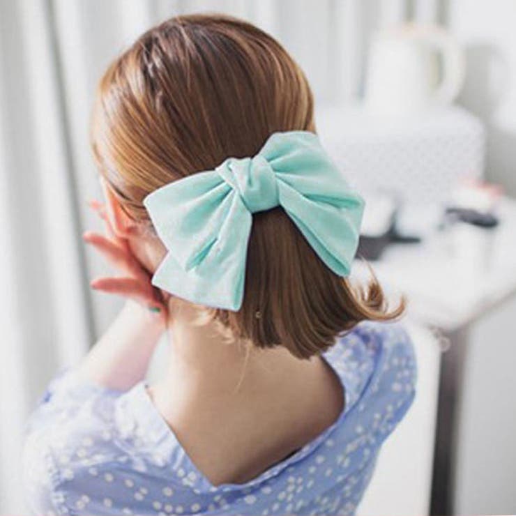 【10％OFFクーポン！2/10(火)1:59まで】SUNSHINE CLOSET ヘアアクセサリー リボン バレッタ ヘアアクセサリー