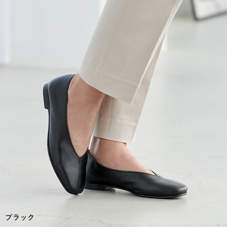 楽天市場】le talon 4cmスクエアvカットパンプスの通販