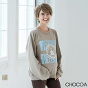 【5/16 1:59まで 5%OFFクーポン】CHOCOA カレッジロゴトレーナー【マタニティ服】21d12 マタニティ