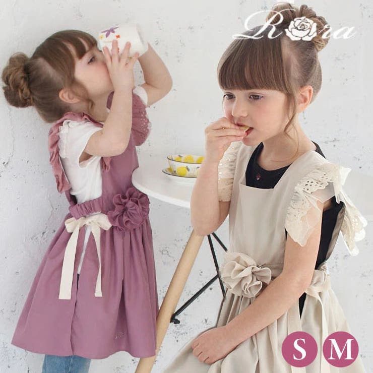 【10％OFFクーポン！2/10(火)1:59まで】BACKYARD FAMILY コジーエプロンドレス ワンピース・ドレス