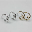 monamona チタンポストピアス アクセサリー