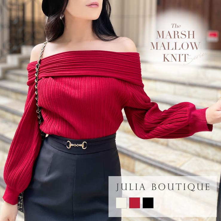 JULIA BOUTIQUE バルーンスリーブオフショルダー