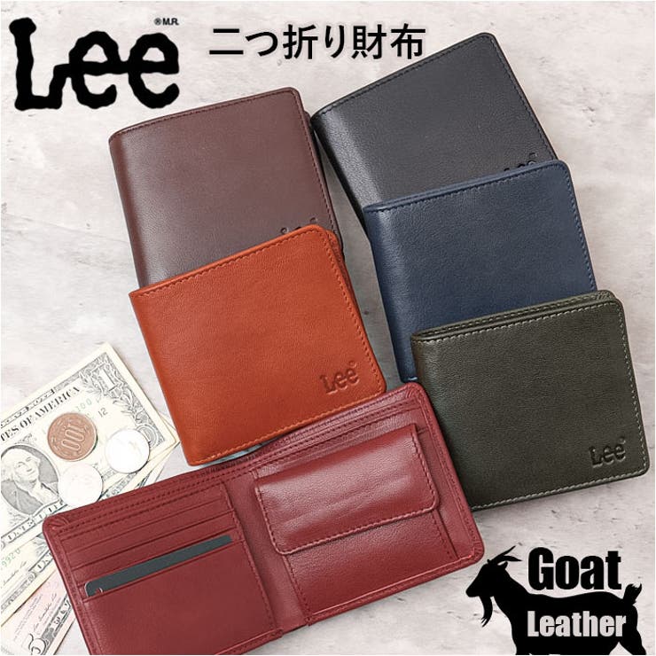 BACKYARD FAMILY Lee 柔らかゴートレザー二つ折り財布 財布