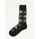 【5/16 1:59まで 5%OFFクーポン】TAKA-Q MEN ストレッチ抗菌防臭 アーガイル柄クルーソックス インナー・下着