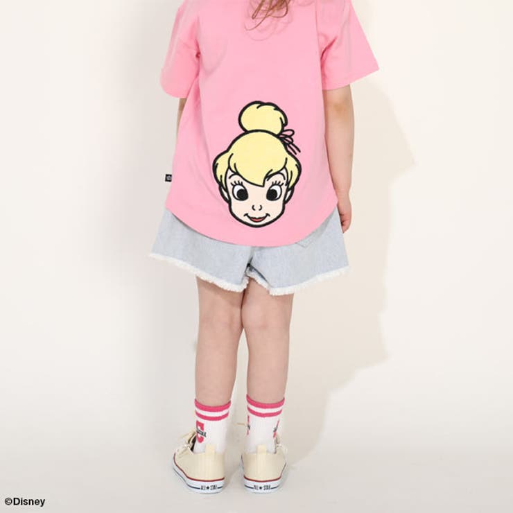 BABYDOLL ディズニー バックキャラクターワッペンTシャツ 0304K トップス