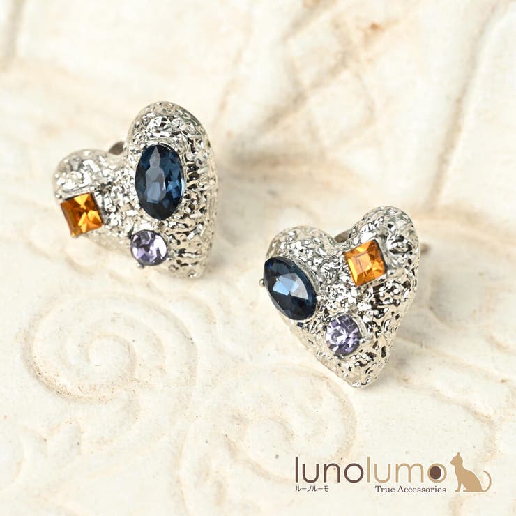 lunolumo ピアス レディース ハート ビジュ キラキラ お洒落 プレゼント シルバー925 PI アクセサリー shoplistselect-10254949 SHOPLIST パッケージ画像