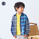 こどもの森e-shop チェック柄シャツ トップス