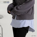 【7/11 1:59まで 5%OFFクーポン】ad thie 【2025SS新作】シャツレイヤードロングタンクトップ トップス