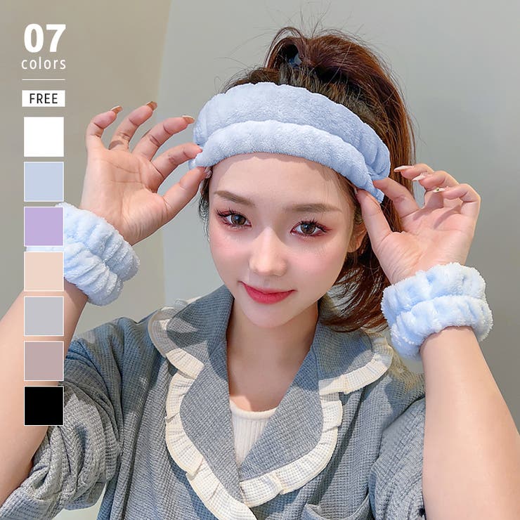 【20%OFFクーポン!11/25(火)限定!】COCOMOMO ヘアバンド 洗顔 ターバン 幅広 可愛い 太め ヘアーバンド 化粧 ヘアタオル ヘアターバン ...