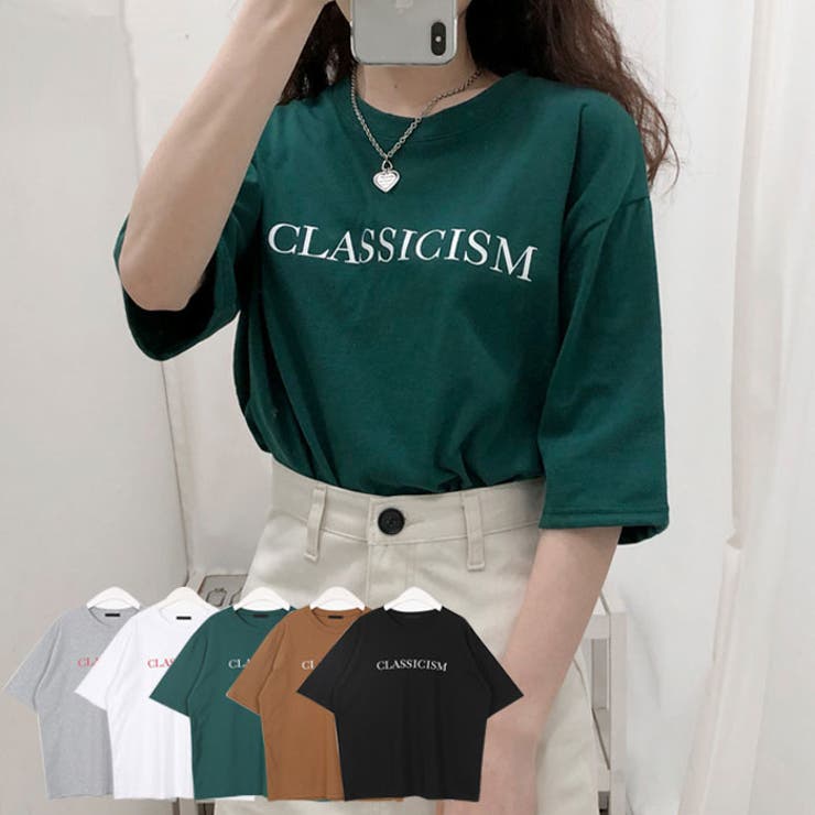 VIVID LADY トップス レディース 半袖 ロゴtシャツ レディース クルーネック 半袖 トップス レディース カットソー 半袖tシャツレディースtシャツ 韓国 半袖 カジュアル tシャツ トップス