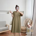 【8/11まで5%OFFクーポン】RAKUku 24NEW 半袖 ワンピース 夏 春 ロング丈 マタニティウェア マタニティ