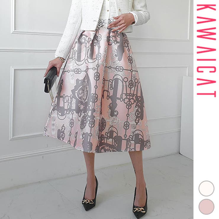 【10％OFFクーポン！11/27(木)1:59まで】KawaiCat スカート レディース ボトムス ロング丈 マキシ丈 ミモレ丈 ハイウエスト フレア Aライン マーメイド ウエストゴム 上品 きれいめ 春 秋 冬 韓国 to25461 スカート