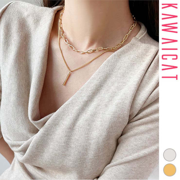 ��10��OFF�����ݥ�1/16(��)1:59�ޤǡ�KawaiCat �ͥå��쥹 ��ǥ����� ���å� 2Ϣ�������� �쥤�䡼�� ������� ���������꡼ ���줤��...