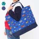 【5/16 1:59まで 5%OFFクーポン】こどもの森e-shop 恐竜・働く車総柄レッスンバッグ バッグ・鞄
