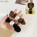 【マラソン期間中 5%OFFクーポン】Doux Belle シュシュ ヘアゴム まとめ髪 ヘアアクセサリー ヘアアクセサリー