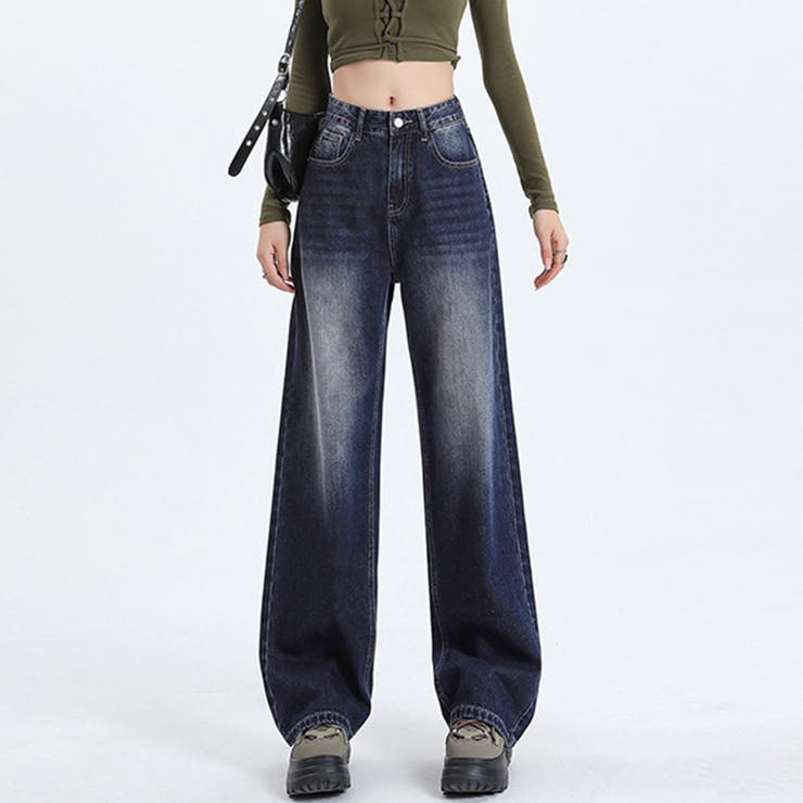 【10％OFFクーポン！2/23(月)1:59まで】Doux Belle ボトムス パンツ デニム ダメージデニム パンツ・ズボン