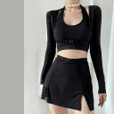 ANGELCLOSET フィットネス水着3点セット レディース夏 水着...(4)