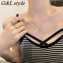 G&L Style ハートモチーフストーンネックレス 9606 アクセサリー