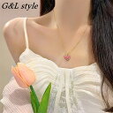 【6/11 1:59まで 10%OFFクーポン】G&L Style ハートモチーフゴールドネックレス 9704 アクセサリー