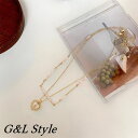 G&L Style ハートモチーフ・パール 2typeネックレス 9743 アクセサリー
