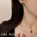 G&L Style ゴールドフレームモチーフゴールドネックレス 10096 アクセサリー