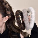 JS FASHION ファー カチューシャ 全4色 アニマル 豹柄 ふわふわ お呼ばれ 痛くない 茶 ヘアアクセサリー 二次会 同窓会 パーティー 白髪隠し かっこいい かわいい 髪飾り ヘアアレンジ レディース プレゼント 普段使い ギフト【acc00