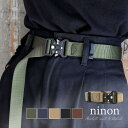 ninon ベルト レディース メンズ 穴なし カジュアル ナイロンベルト ビジネス 大きいサイズ 調節楽 バックル 130cm おしゃれ 調整可能 ゴルフ ガ...
