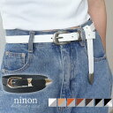 ninon ベルト レディース 細 おしゃれ 細ベルト ワンピース用 メンズ 大きいサイズ 黒 細い 長さ デニム ジーンズ 白 ベルト細 フォーマル 韓国 大...