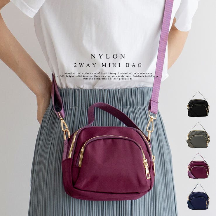 【10％OFFクーポン！3/26(木)1:59まで】Vita Felice ナイロン2wayミニバッグ バッグ・鞄