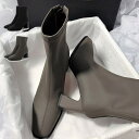 STYLEBLOCK ショートブーツ ブーツ 太ヒール 歩きやすい レザー調 裏起毛 シューズ 靴 レディース ブラック グリーン シューズ・靴