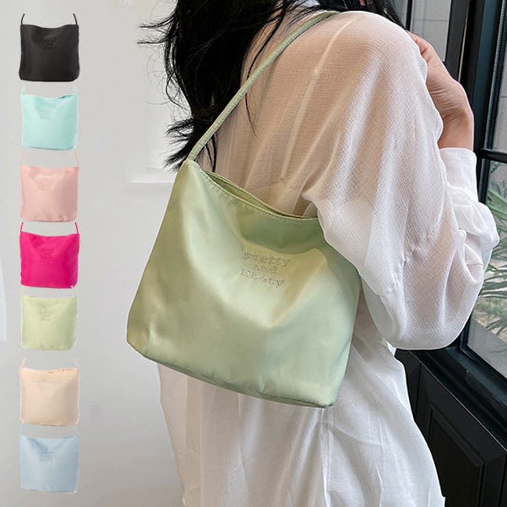 【10％OFFクーポン！11/27(木)1:59まで】STYLEBLOCK トートバッグ バッグ 小さい ミニ ロゴ 鞄 レディース ブラック ピンク ホワイト ブルー グリーン ローズレッド エメラルドグリーン バッグ・鞄