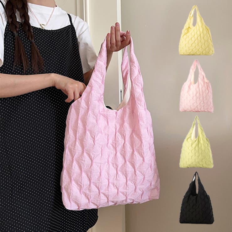 【10％OFFクーポン！11/27(木)1:59まで】STYLEBLOCK トートバッグ エコバッグ バッグ 無地 A4 大きい 肩掛け 布 鞄 レディース イエロー ピンク グリーン ブラック バッグ・鞄