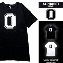 T-LINK 英文字 Tシャツ アルファベット 半袖 【 O 】2カラー メンズ レディース ユニセックス デザイン おしゃれ ネタ Tシャツ パロディ おもし...