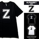 T-LINK 英文字 Tシャツ アルファベット 半袖 【 Z 】2カラー メンズ レディース ユニセックス デザイン おしゃれ ネタ Tシャツ パロディ おもし...