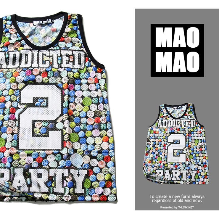 T-LINK 虹柄 メッシュバスケットシャツ メンズ ポリエステル100% 春夏用 S-Lメッシュ タンクトップ ストリート系 ゲームシャツ ダンス衣装 メンズ トップス レディース スケーター 花柄 トップス