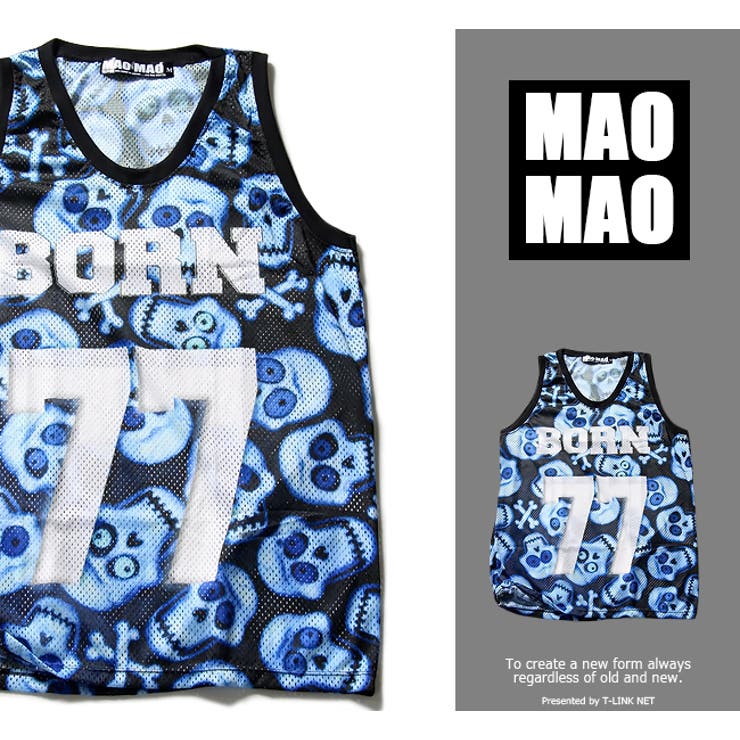 T-LINK 骨柄 メッシュバスケットシャツ メンズ ポリエステル100% 春夏用 S-Lメッシュ タンクトップ ストリート系 ゲームシャツ ダンス衣装 メンズ トップス レディー トップス