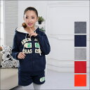 【マラソン期間中 5%OFFクーポン】CLOVERDEPOT あったか もこもこ スウェット 上下 セット ZIP パーカー ジャージ ルームウェア パジャマ 部屋着 セットアップ ショートパンツショーパン 長袖 レディース レディス トレーナー スエッ