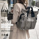 【マラソン期間中 5%OFFクーポン】UNITED BASE メタリック生地 A4サイズ対応 3wayリュック トート ショルダーバッグ バッグ・鞄