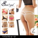 【5%OFFクーポン!9/24(水)1:59まで】Gain-Mart Tバックショーツ 紐パン レース ショーツ ランジェリー レディース 下着 インナー セク...