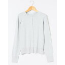 TAKA-Q WOMEN 快適機能 クルーネック ニットカーディガン トップス