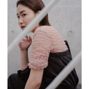 PAL GROUP OUTLET 【Kastane】シアーチュールポップコーンTEE トップス